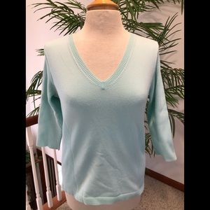 Eddie Bauer 3/4 mint sweater size L
